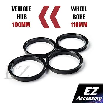 Amazon.com: Hub Centric Ring Set 110mm Wheel Bore OD To